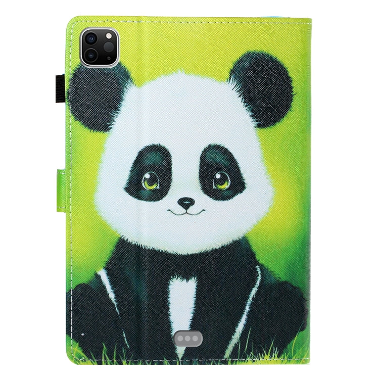 For iPad Pro 11 2024 Coloured Drawing Stitching Smart Leather Tablet Case(Panda) - free shipping - PMC TechLife - Order now!