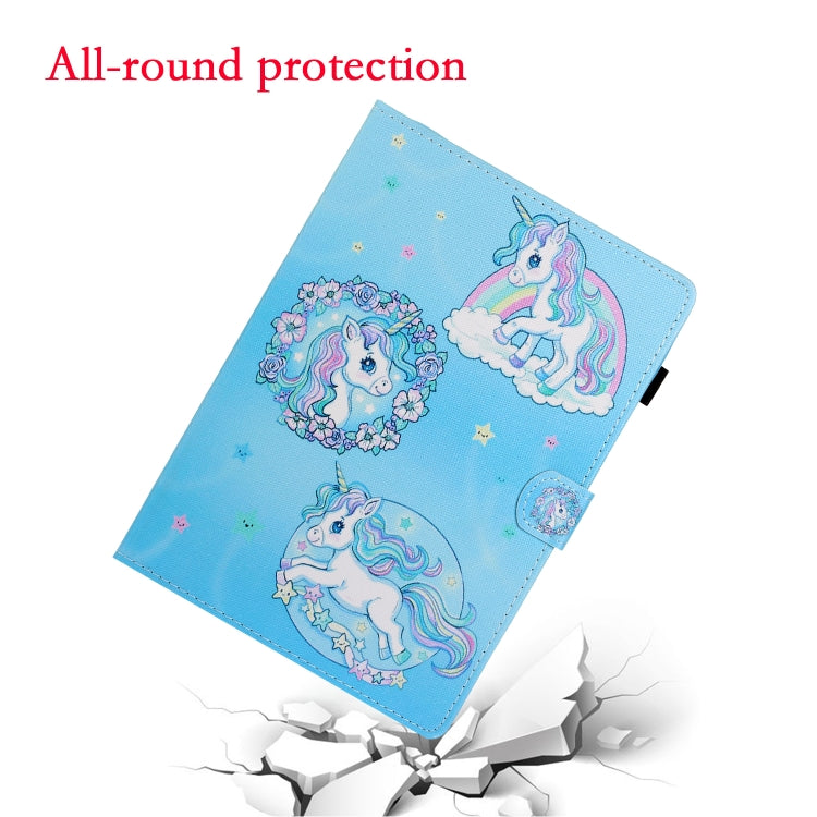 For iPad Pro 11 2024 Coloured Drawing Stitching Smart Leather Tablet Case(Unicorn) - iPad Pro 11 2024 Cases by PMC TechLife | Online Shopping South Africa | PMC TechLife | Buy Now Pay Later Mobicred