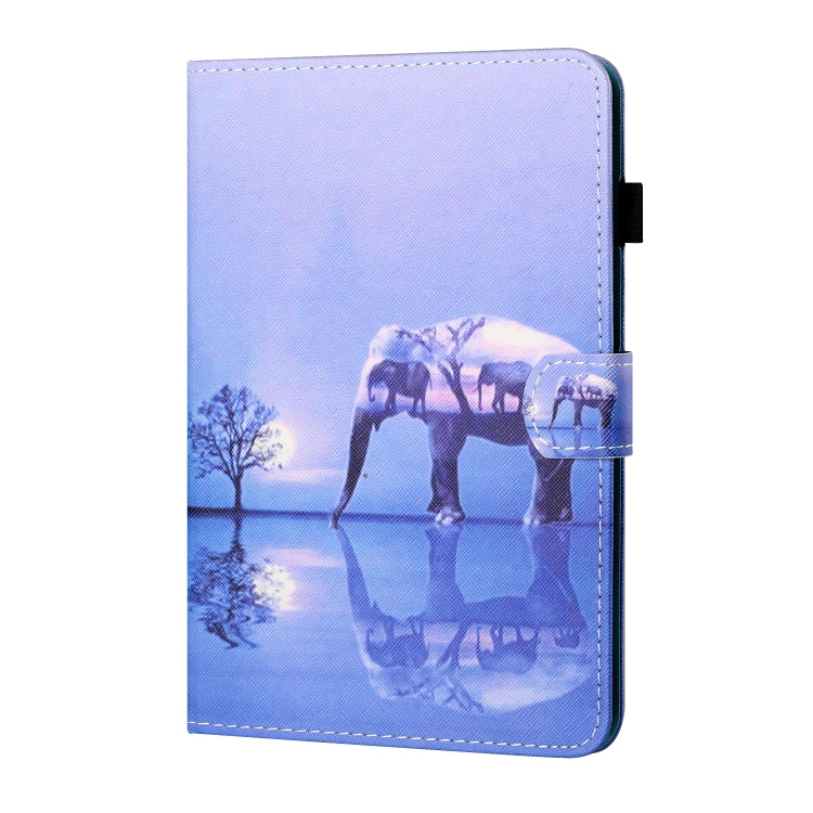 For iPad Pro 11 2024 Coloured Drawing Stitching Smart Leather Tablet Case(Elephant) - iPad Pro 11 2024 Cases by PMC Jewellery | Online Shopping South Africa | PMC Jewellery | Buy Now Pay Later Mobicred