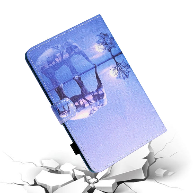 For iPad Pro 11 2024 Coloured Drawing Stitching Smart Leather Tablet Case(Elephant) - iPad Pro 11 2024 Cases by PMC TechLife | Online Shopping South Africa | PMC TechLife | Buy Now Pay Later Mobicred