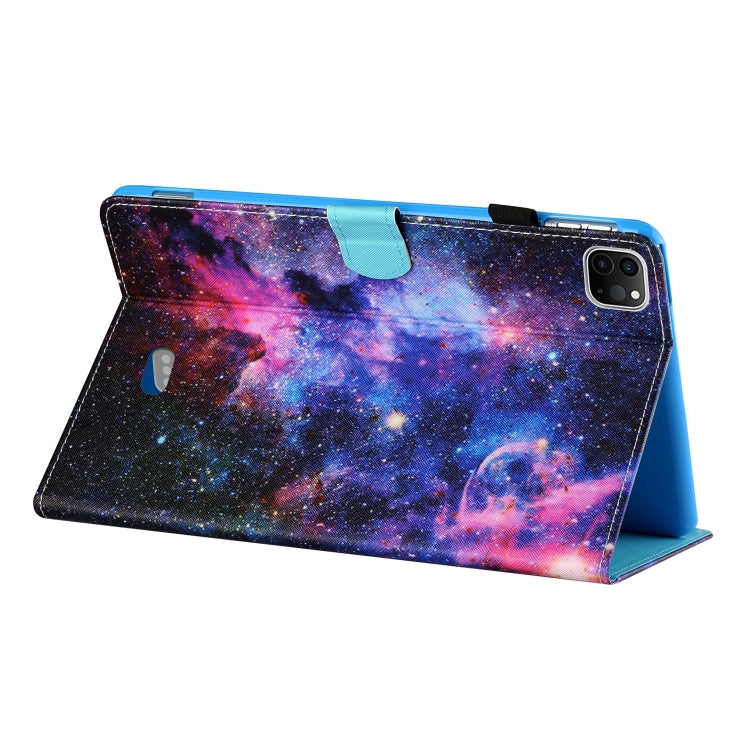 For iPad Pro 11 2024 Coloured Drawing Stitching Smart Leather Tablet Case(Starry Sky) - iPad Pro 11 2024 Cases by PMC TechLife | Online Shopping South Africa | PMC TechLife | Buy Now Pay Later Mobicred