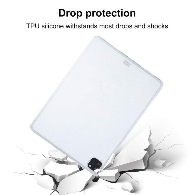 For iPad Pro 13 2024 TPU Tablet Case(Frosted Clear) - iPad Pro 13 2024 Cases by PMC TechLife | Online Shopping South Africa | PMC TechLife | Buy Now Pay Later Mobicred