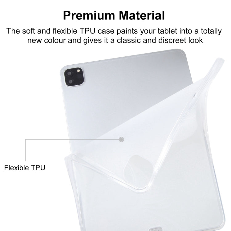 For iPad Air 13 2024 TPU Tablet Case(Frosted Clear) - iPad Air 13 2024 Cases by PMC Jewellery | Online Shopping South Africa | PMC Jewellery | Buy Now Pay Later Mobicred