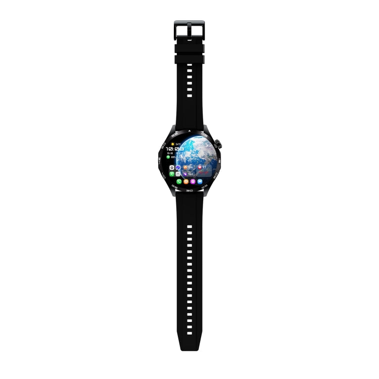 WS-26 1.52 inch IP67 Sport Smart Watch Support Bluetooth Call / Sleep / Blood Oxygen / Heart Rate / Blood Pressure Health Monitor, Silicone Strap(Black) - Smart Watches by PMC Jewellery | Online Shopping South Africa | PMC Jewellery | Buy Now Pay Later Mobicred