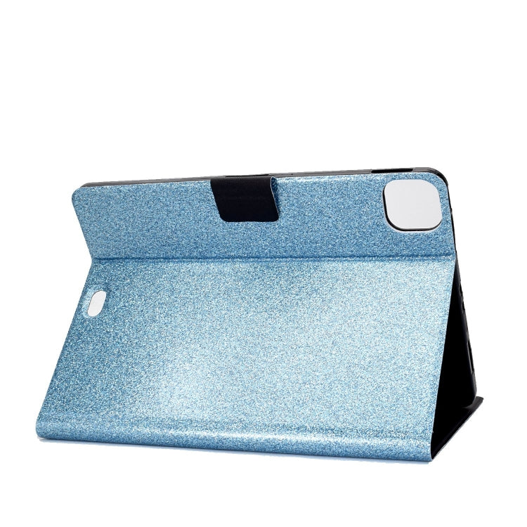 For iPad Pro 11 2024 Varnish Glitter Powder Smart Leather Tablet Case(Blue) - iPad Pro 11 2024 Cases by PMC Jewellery | Online Shopping South Africa | PMC Jewellery | Buy Now Pay Later Mobicred