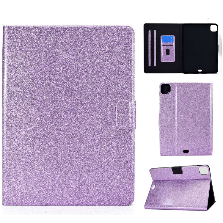 For iPad Pro 11 2024 Varnish Glitter Powder Smart Leather Tablet Case(Purple) - iPad Pro 11 2024 Cases by PMC Jewellery | Online Shopping South Africa | PMC Jewellery | Buy Now Pay Later Mobicred