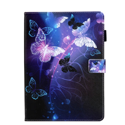 For iPad Pro 11 2024 Colored Drawing Leather Smart Tablet Case(Purple Butterflies) - iPad Pro 11 2024 Cases by PMC Jewellery | Online Shopping South Africa | PMC Jewellery | Buy Now Pay Later Mobicred