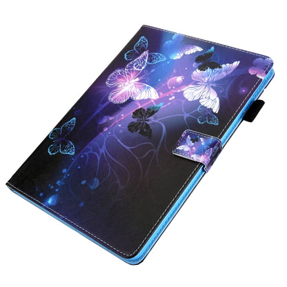For iPad Pro 11 2024 Colored Drawing Leather Smart Tablet Case(Purple Butterflies) - iPad Pro 11 2024 Cases by PMC Jewellery | Online Shopping South Africa | PMC Jewellery | Buy Now Pay Later Mobicred