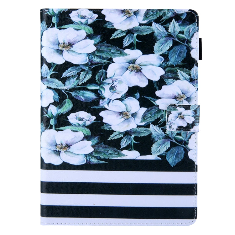 For iPad Pro 11 2024 Colored Drawing Leather Smart Tablet Case(Pear Flowers) - iPad Pro 11 2024 Cases by PMC TechLife | Online Shopping South Africa | PMC TechLife | Buy Now Pay Later Mobicred