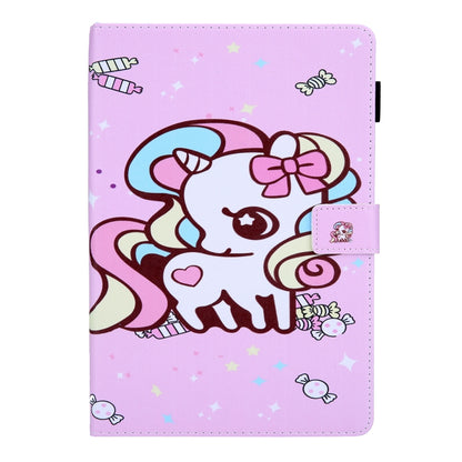 For iPad Pro 11 2024 Colored Drawing Leather Smart Tablet Case(Candy Unicorn) - iPad Pro 11 2024 Cases by PMC Jewellery | Online Shopping South Africa | PMC Jewellery | Buy Now Pay Later Mobicred