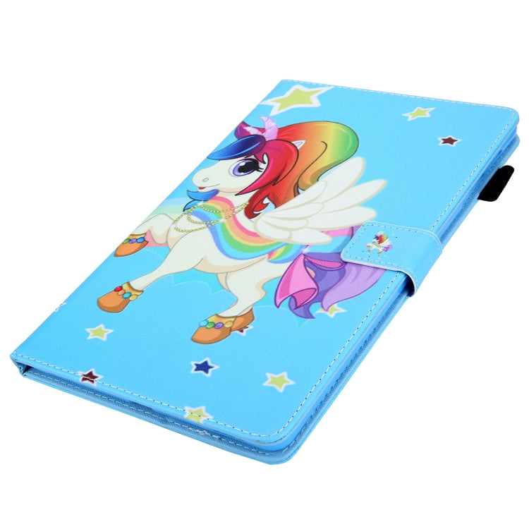 For iPad Pro 11 2024 Colored Drawing Leather Smart Tablet Case(Star Unicorn) - iPad Pro 11 2024 Cases by PMC Jewellery | Online Shopping South Africa | PMC Jewellery | Buy Now Pay Later Mobicred
