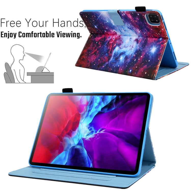 For iPad Pro 11 2024 Colored Drawing Leather Smart Tablet Case(Starry Sky) - iPad Pro 11 2024 Cases by PMC Jewellery | Online Shopping South Africa | PMC Jewellery | Buy Now Pay Later Mobicred