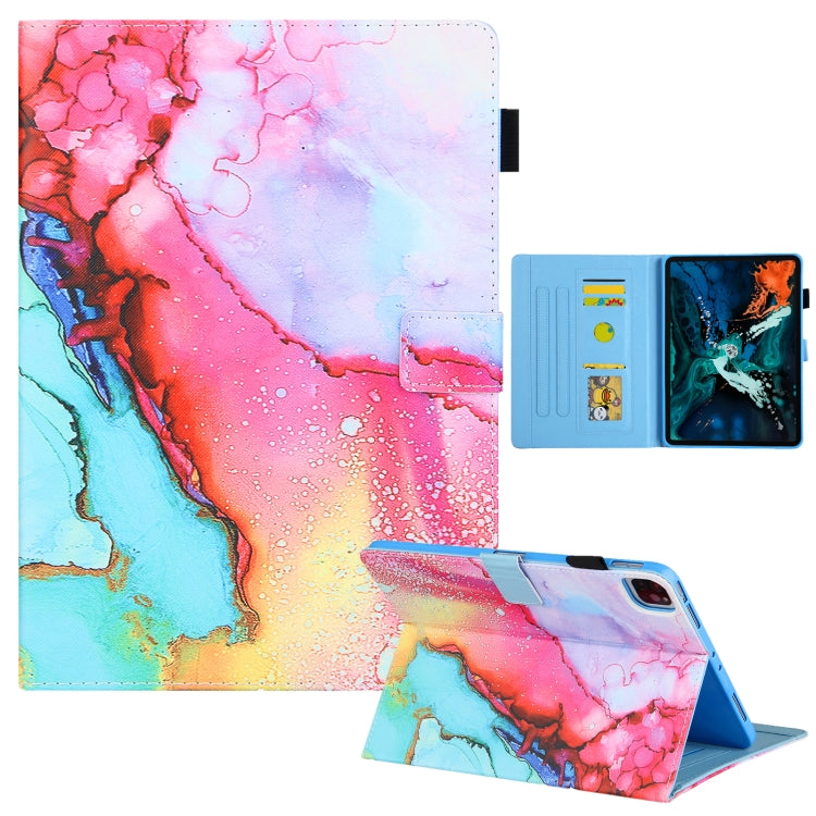 For iPad Pro 11 2024 Colored Drawing Leather Smart Tablet Case(Colorful) - iPad Pro 11 2024 Cases by PMC TechLife | Online Shopping South Africa | PMC TechLife | Buy Now Pay Later Mobicred