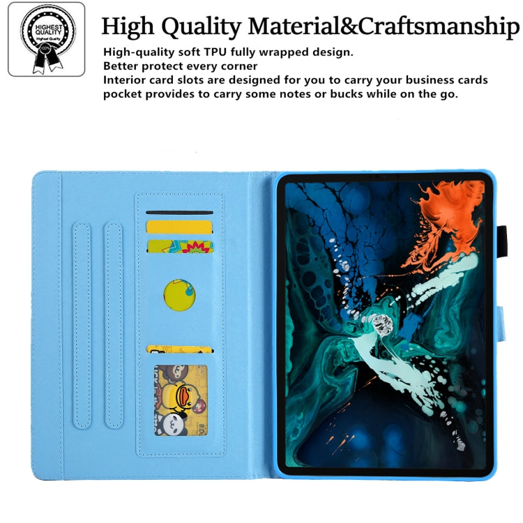 For iPad Pro 11 2024 Colored Drawing Leather Smart Tablet Case(Sunflower) - iPad Pro 11 2024 Cases by PMC TechLife | Online Shopping South Africa | PMC TechLife | Buy Now Pay Later Mobicred