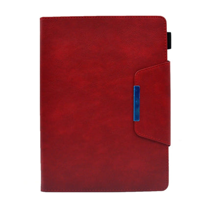 For iPad Pro 11 2024 Suede Cross Texture Magnetic Clasp Leather Smart Tablet Case(Red) - iPad Pro 11 2024 Cases by PMC Jewellery | Online Shopping South Africa | PMC Jewellery | Buy Now Pay Later Mobicred