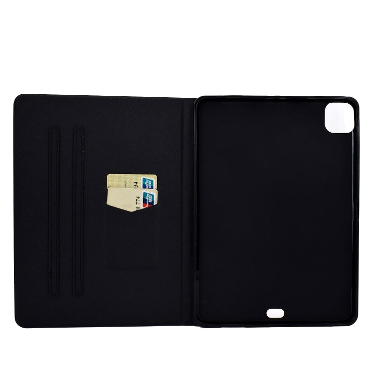For iPad Pro 11 2024 Voltage Colored Drawing Smart Leather Tablet Case(Headphone Cat) - iPad Pro 11 2024 Cases by PMC Jewellery | Online Shopping South Africa | PMC Jewellery | Buy Now Pay Later Mobicred
