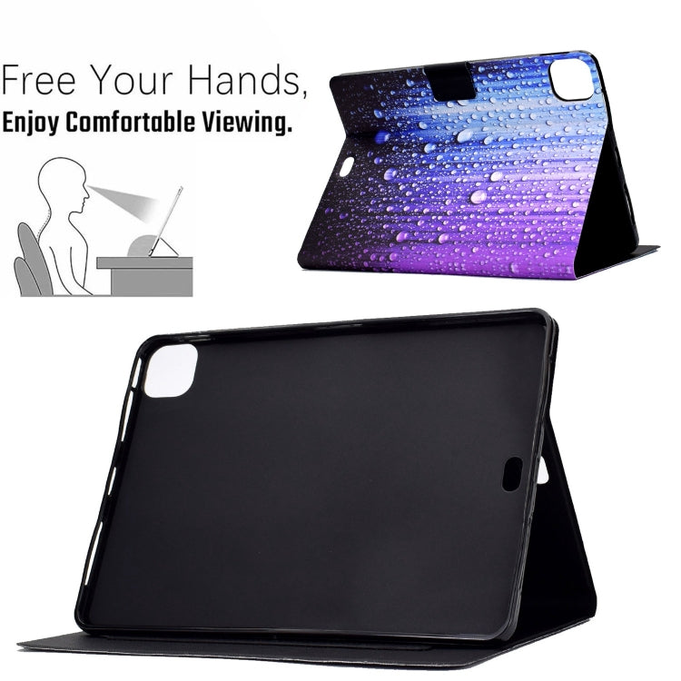 For iPad Pro 11 2024 Voltage Colored Drawing Smart Leather Tablet Case(Water Droplets) - iPad Pro 11 2024 Cases by PMC Jewellery | Online Shopping South Africa | PMC Jewellery | Buy Now Pay Later Mobicred