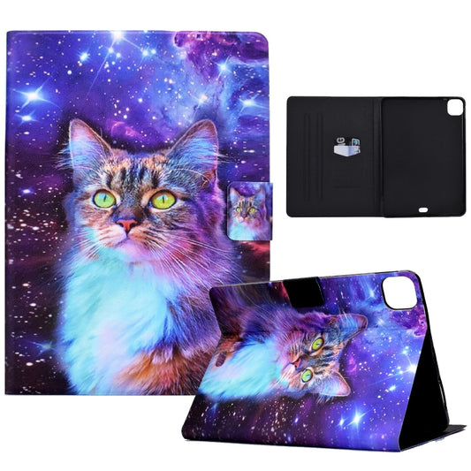 For iPad Pro 11 2024 Voltage Colored Drawing Smart Leather Tablet Case(Star Cat) - iPad Pro 11 2024 Cases by PMC Jewellery | Online Shopping South Africa | PMC Jewellery | Buy Now Pay Later Mobicred
