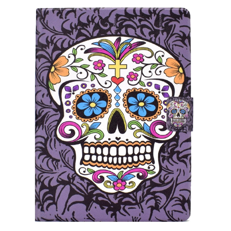 For iPad Pro 11 2024 Voltage Colored Drawing Smart Leather Tablet Case(Skull) - iPad Pro 11 2024 Cases by PMC Jewellery | Online Shopping South Africa | PMC Jewellery | Buy Now Pay Later Mobicred