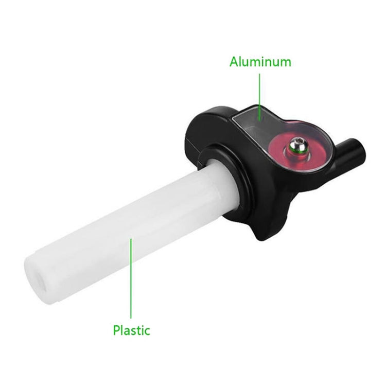 Off-road Motorcycle Modified 22mm Handle Throttle Clamp Hand Grip Big Torque Oil Visual Throttle Accelerator for with Cable(Blue with Silver Throttle Cable) - Grips by PMC TechLife | Online Shopping South Africa | PMC TechLife | Buy Now Pay Later Mobicred
