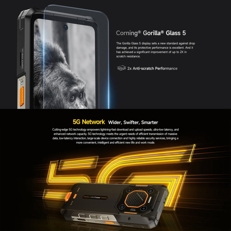 [HK Warehouse] Ulefone Armor 26 Ultra Walkie-Talkie Version Rugged Phone, 12GB+512GB, 6.78 inch Android 13 MediaTek Dimensity 8020 Octa Core, Network: 5G, NFC(Black) - Ulefone by Ulefone | Online Shopping South Africa | PMC Jewellery | Buy Now Pay Later Mobicred