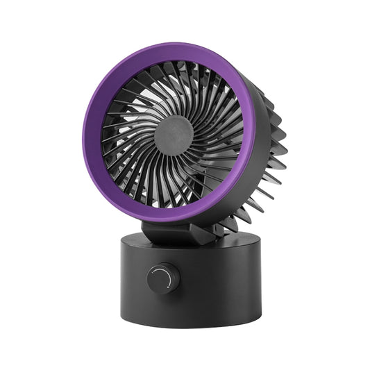 TGVIS LLD-F87 Desktop Circulating Fan Oscillating Version(Grey Purple) - Electric Fans by TGVIS | Online Shopping South Africa | PMC Jewellery | Buy Now Pay Later Mobicred