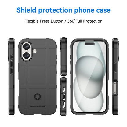 For iPhone 16 Pro Max Full Coverage Shockproof TPU Phone Case(Black) - iPhone 16 Pro Max Cases by PMC Jewellery | Online Shopping South Africa | PMC Jewellery | Buy Now Pay Later Mobicred