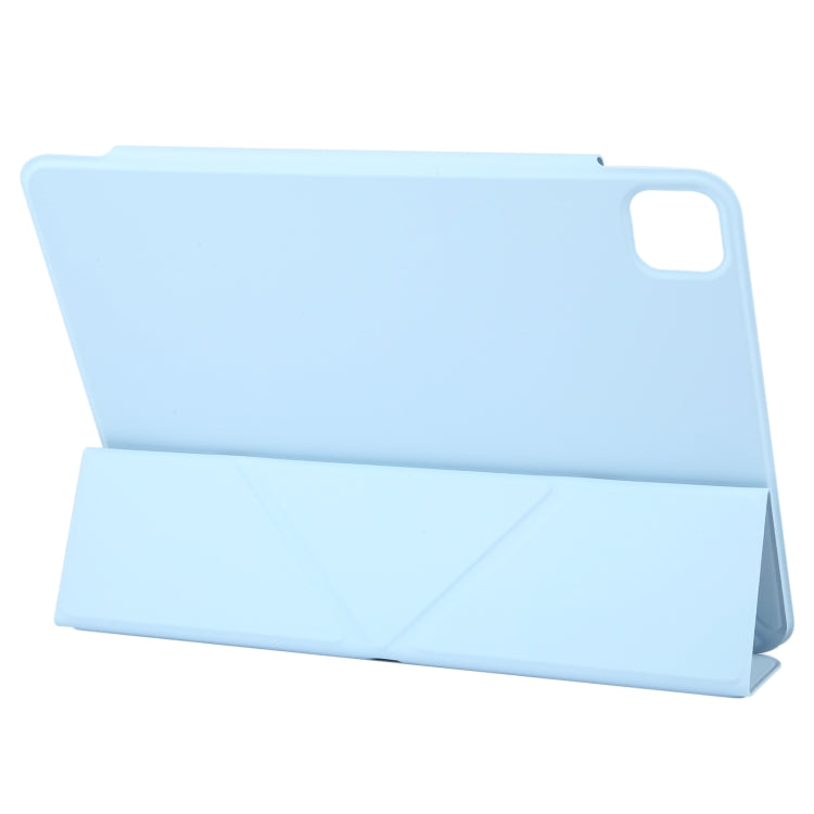 For iPad Pro 11 2024 Y-Shape Double-sided Clip Magnetic Smart Tablet Case(Blue) - iPad Pro 11 2024 Cases by PMC TechLife | Online Shopping South Africa | PMC TechLife | Buy Now Pay Later Mobicred