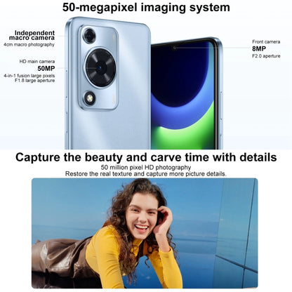 HUAWEI Enjoy 70S, 8GB+256GB, Side Fingerprint Identification, 6.75 inch HarmonyOS 4.2 Octa Core 2.4GHz, Network: 4G, Not Support Google Play(Blue) - Huawei Mate & P by Huawei | Online Shopping South Africa | PMC Jewellery | Buy Now Pay Later Mobicred