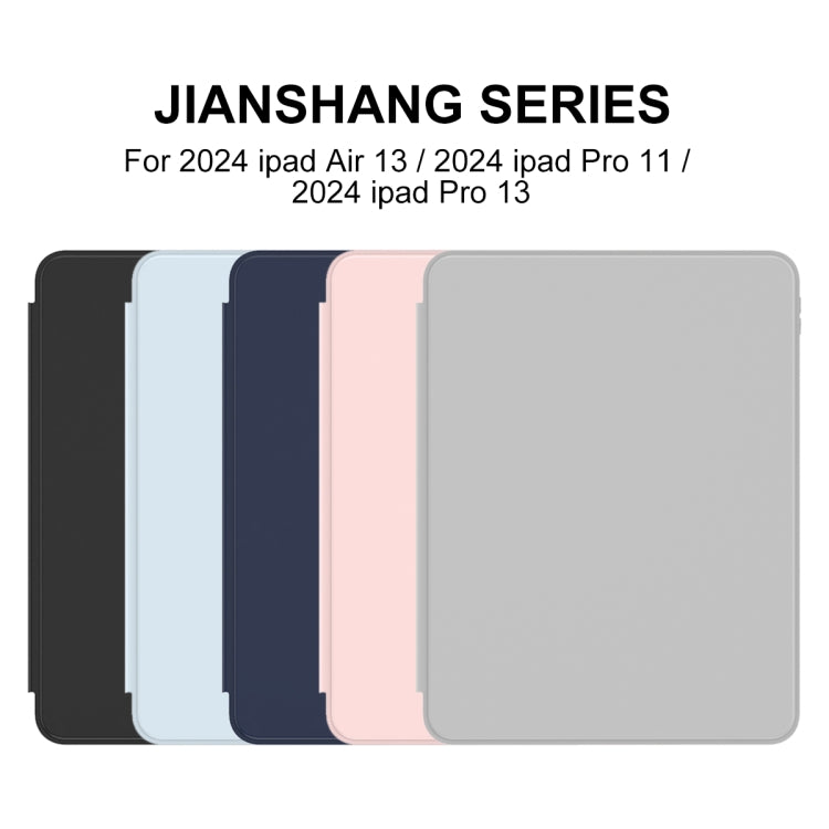 For iPad Pro 11 2024 Mutural Jianshang Series Smart Leather Tablet Case(Grey) - iPad Pro 11 2024 Cases by Mutural | Online Shopping South Africa | PMC Jewellery | Buy Now Pay Later Mobicred
