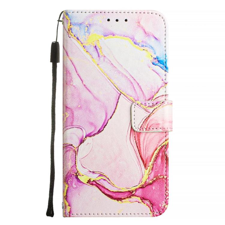 For Google Pixel 9 PT003 Marble Pattern Flip Leather Phone Case(Rose Gold) - Google Cases by PMC Jewellery | Online Shopping South Africa | PMC Jewellery | Buy Now Pay Later Mobicred