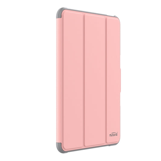 For iPad Air 13 2024 Mutural PC Hybrid TPU Leather Smart Tablet Case(Pink) - iPad Air 13 2024 Cases by Mutural | Online Shopping South Africa | PMC Jewellery | Buy Now Pay Later Mobicred