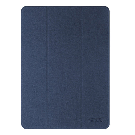 For iPad Air 11 2025 / 2024 Mutural YASHI Series Tablet Leather Smart Case(Blue) - iPad Air 11 2025 / 2024 Cases by Mutural | Online Shopping South Africa | PMC Jewellery | Buy Now Pay Later Mobicred