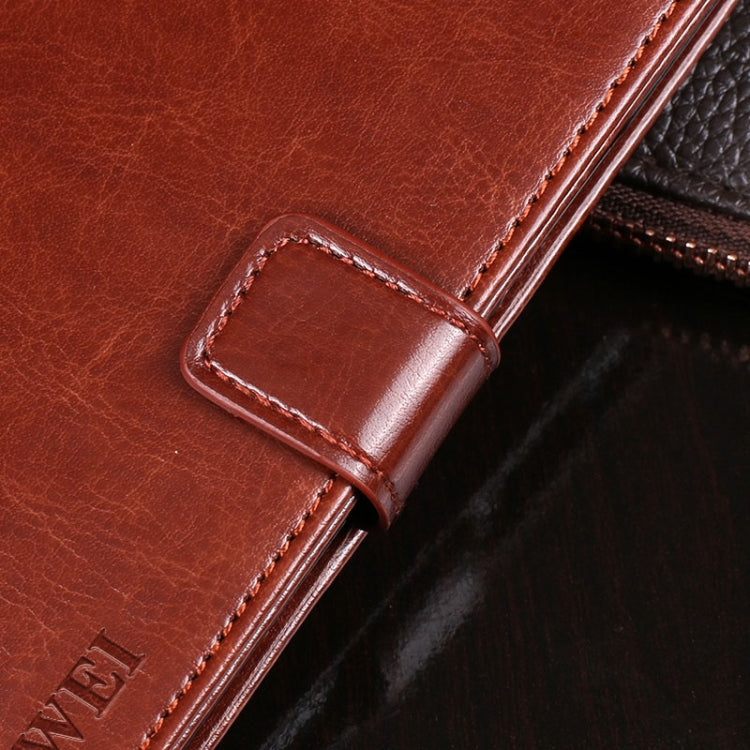 For Oukitel C19 idewei Crazy Horse Texture Horizontal Flip Leather Case with Holder & Card Slots & Wallet(Brown) - More Brand by idewei | Online Shopping South Africa | PMC Jewellery | Buy Now Pay Later Mobicred