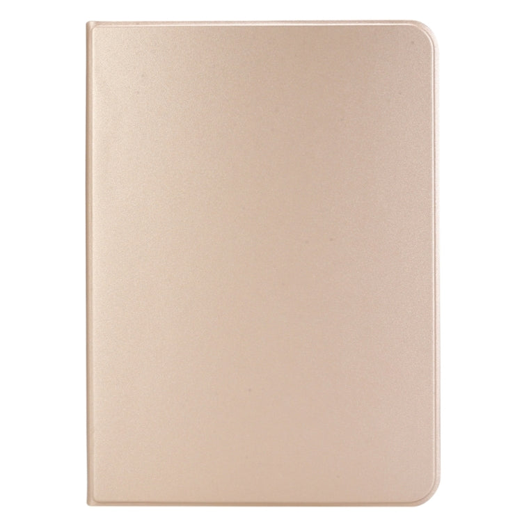 For iPad Air 13 2024 Stretch Voltage Plain Leather Smart Tablet Case(Gold) - iPad Air 13 2024 Cases by PMC Jewellery | Online Shopping South Africa | PMC Jewellery | Buy Now Pay Later Mobicred