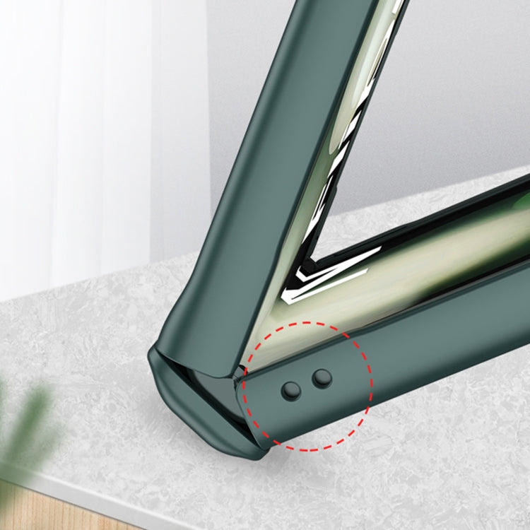 For Samsung Galaxy Z Flip6 / Flip7 FE GKK Integrated Magnetic Full Coverage Folding Phone Case(Silver) - free shipping - PMC Jewellery - Order now!