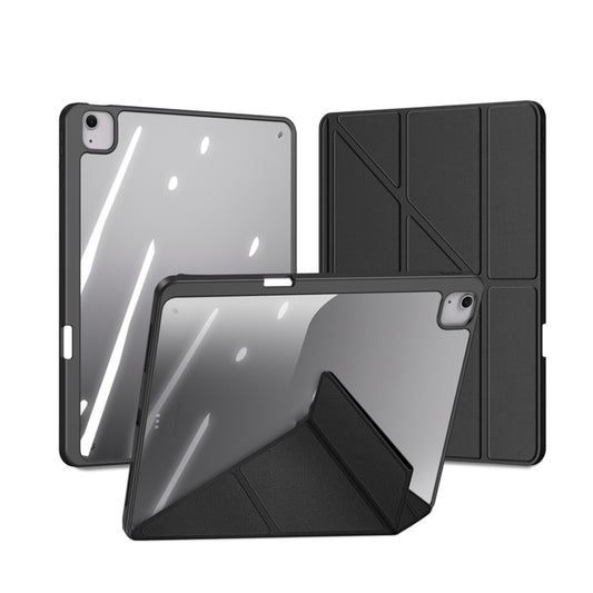 For iPad Air 13 2024 DUX DUCIS Magi Series Smart Leather Tablet Case(Black) - iPad Air 13 2024 Cases by DUX DUCIS | Online Shopping South Africa | PMC Jewellery | Buy Now Pay Later Mobicred