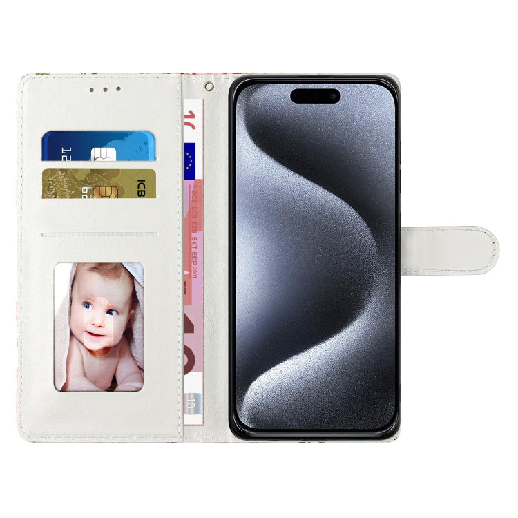 For iPhone 16 Pro Max 3D Pattern Leather Phone Case(3D Pink Blue Marble) - iPhone 16 Pro Max Cases by PMC TechLife | Online Shopping South Africa | PMC TechLife | Buy Now Pay Later Mobicred