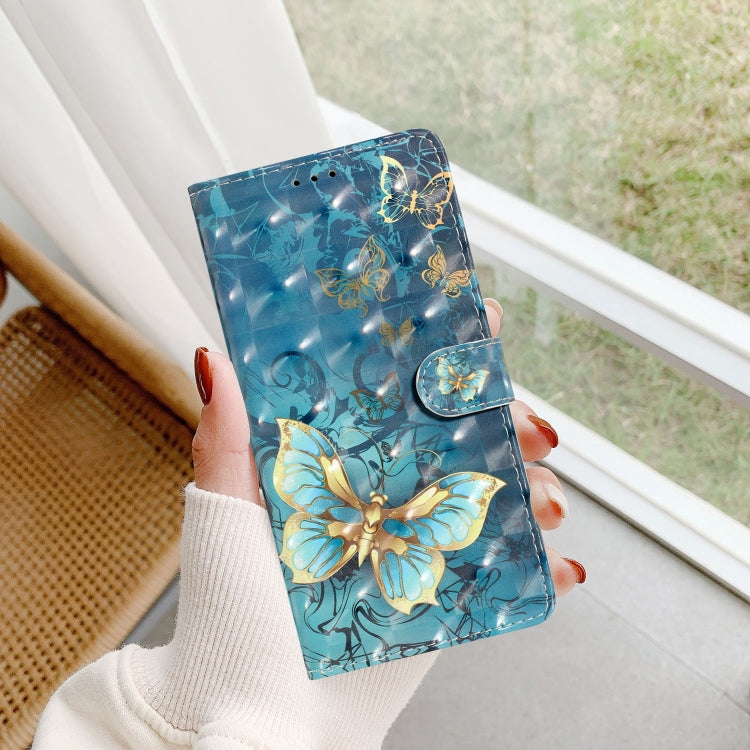 For Motorola Edge 2024 3D Pattern Leather Phone Case(3D Butterfly) - Motorola Cases by PMC Jewellery | Online Shopping South Africa | PMC Jewellery | Buy Now Pay Later Mobicred