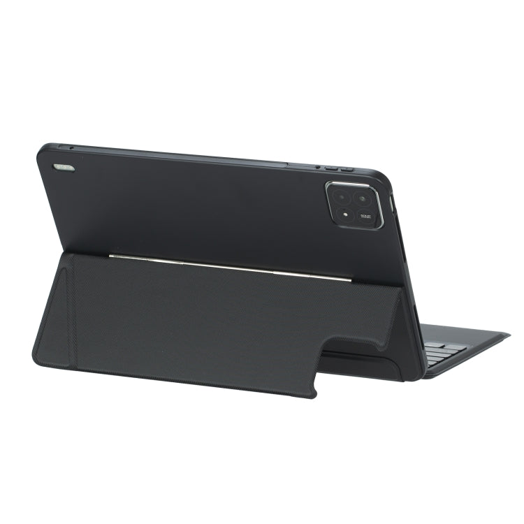 For Xiaomi Pad 6S Pro 12.4 T0N10-AS Detachable Rotating Backlit Touch Bluetooth Keyboard Case(Black) - Others Keyboard by PMC Jewellery | Online Shopping South Africa | PMC Jewellery | Buy Now Pay Later Mobicred