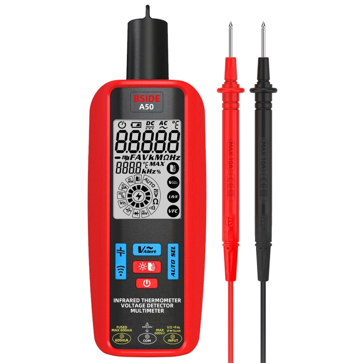 BSIDE A50 Infrared Temperature Test Digital Multimeter - Digital Multimeter by BSIDE | Online Shopping South Africa | PMC Jewellery | Buy Now Pay Later Mobicred