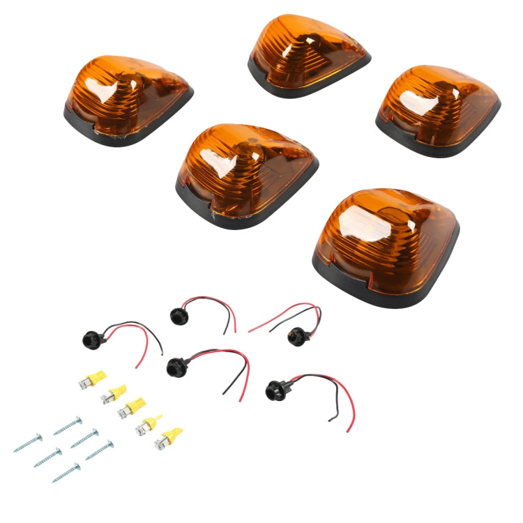 5pcs / Set Car LED Roof Marker Light for Ford(Yellow) - Dome Lights by PMC TechLife | Online Shopping South Africa | PMC TechLife | Buy Now Pay Later Mobicred