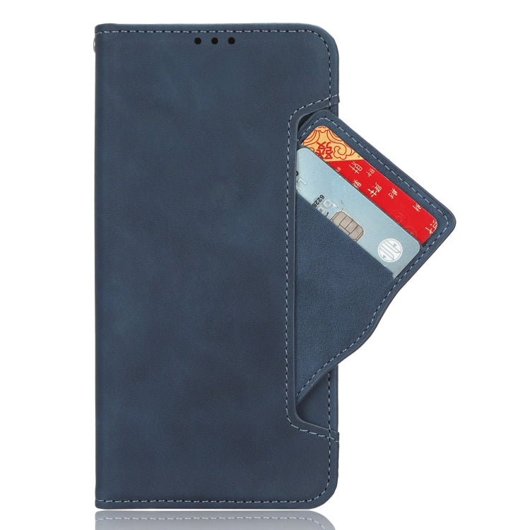 For Huawei Pura 70 Pro / 70 Pro+ Skin Feel Calf Texture Card Slots Leather Phone Case(Blue) - Huawei Cases by PMC Jewellery | Online Shopping South Africa | PMC Jewellery | Buy Now Pay Later Mobicred