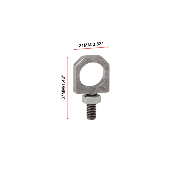 Turbo Variable Flow Actuator Eye Bolt Nut VGT Rod End Link (Silver) - Nuts & Bolts by PMC TechLife | Online Shopping South Africa | PMC TechLife | Buy Now Pay Later Mobicred