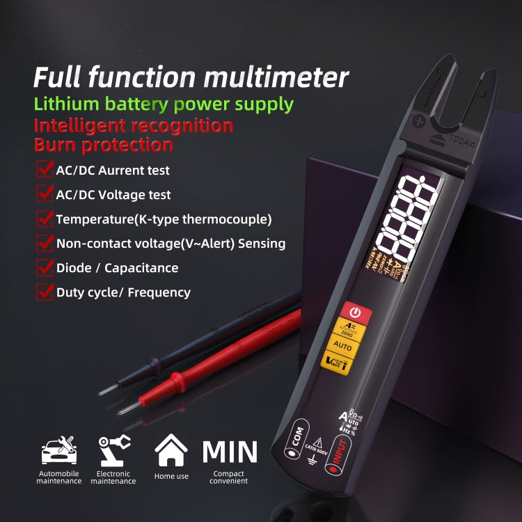 BSIDE U1 AC / DC Clamp Meter Electric Pen Current Digital Multimeter - free shipping - PMC TechLife - Order now!