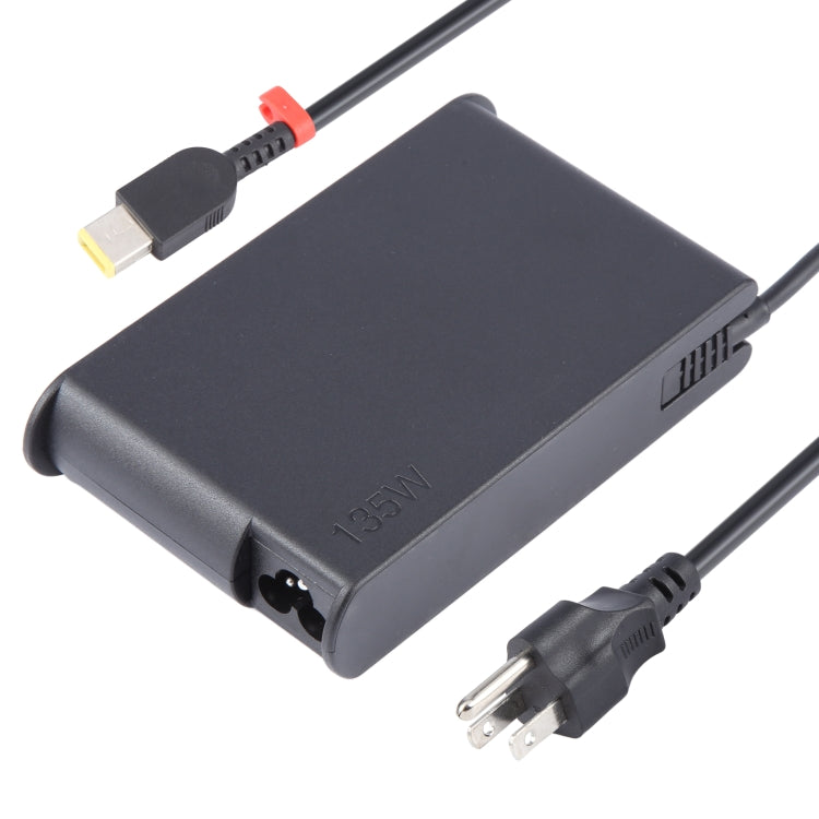 135W 20V 6.75A Laptop Notebook Power Adapter For Lenovo Big Square USB, Plug:US Plug - For Lenovo by PMC Jewellery | Online Shopping South Africa | PMC Jewellery | Buy Now Pay Later Mobicred