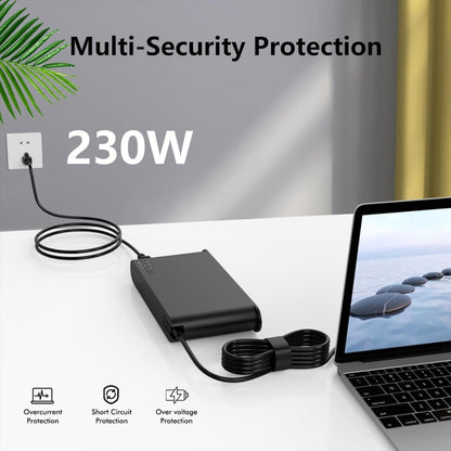 230W 20V 11.5A Laptop Notebook Power Adapter For Lenovo Big Square USB, Plug:UK Plug - For Lenovo by PMC Jewellery | Online Shopping South Africa | PMC Jewellery | Buy Now Pay Later Mobicred