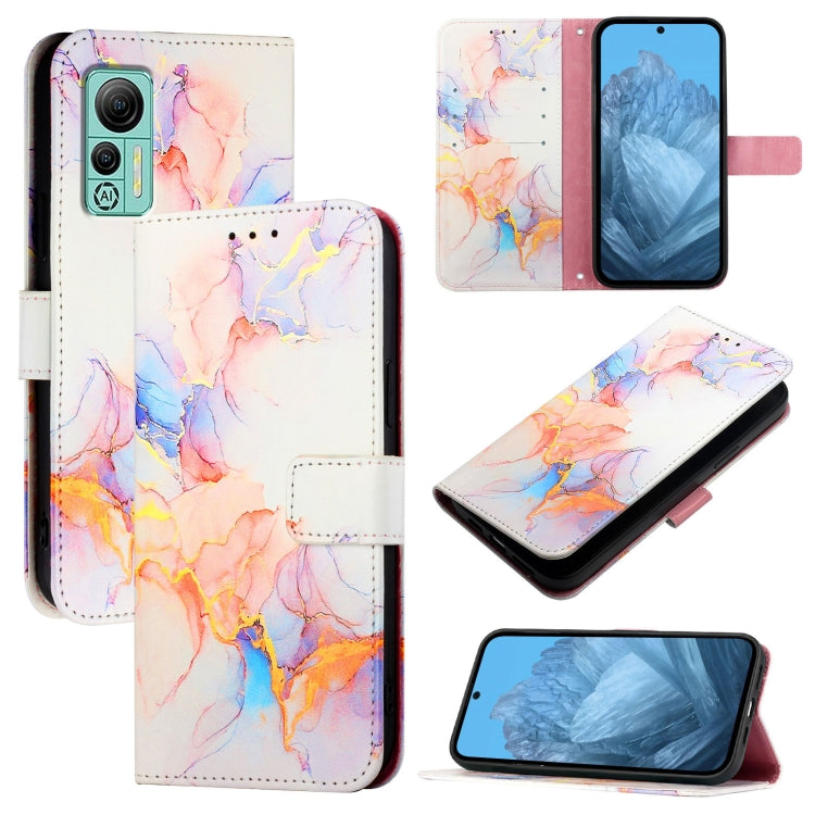 For Ulefone Note 14 PT003 Marble Pattern Flip Leather Phone Case(Galaxy Marble White) - Ulefone Cases by PMC Jewellery | Online Shopping South Africa | PMC Jewellery | Buy Now Pay Later Mobicred