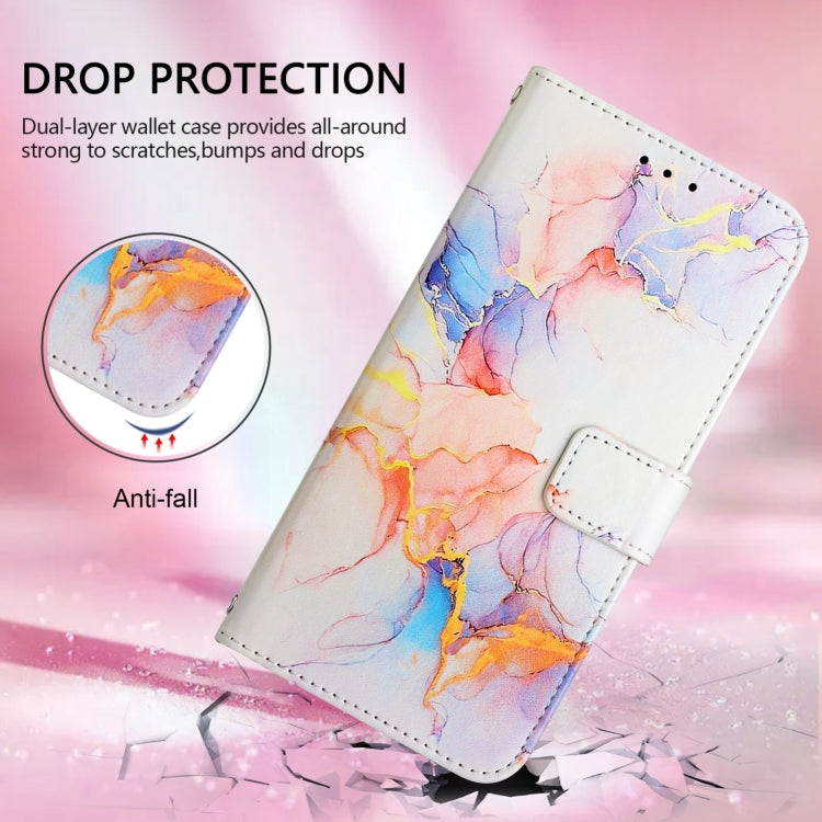 For Ulefone Note 14 PT003 Marble Pattern Flip Leather Phone Case(Galaxy Marble White) - Ulefone Cases by PMC Jewellery | Online Shopping South Africa | PMC Jewellery | Buy Now Pay Later Mobicred