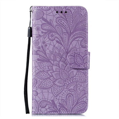 For Xiaomi Redmi K70 Lace Flower Embossing Flip Leather Phone Case(Purple) - K70 Cases by PMC Jewellery | Online Shopping South Africa | PMC Jewellery | Buy Now Pay Later Mobicred